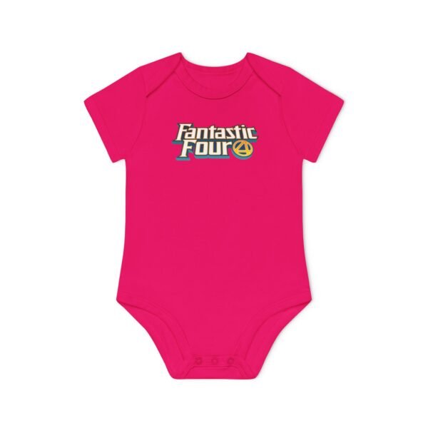 Fantastic Four Baby Organic Short Sleeve Bodysuit - Image 46