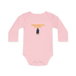 Paddington in Peru Baby Long-Sleeve Organic Bodysuit