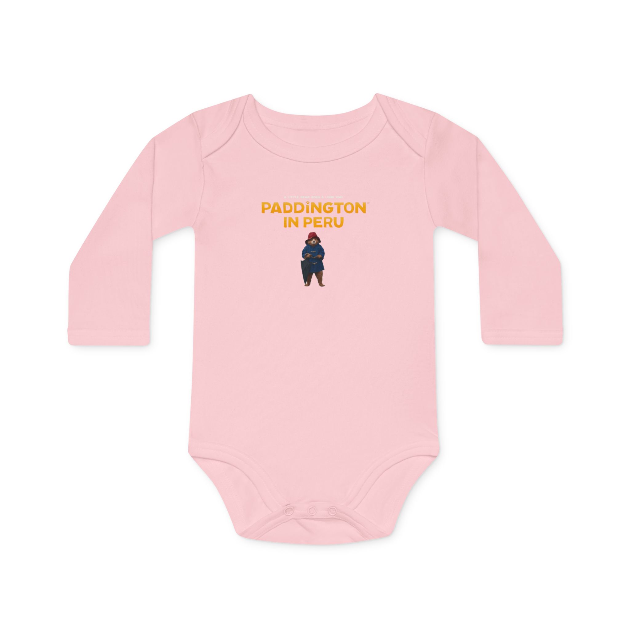Paddington in Peru Baby Long-Sleeve Organic Bodysuit