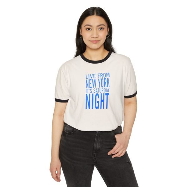 SNL50: The Anniversary Special Unisex Cotton Ringer T-Shirt - Image 3
