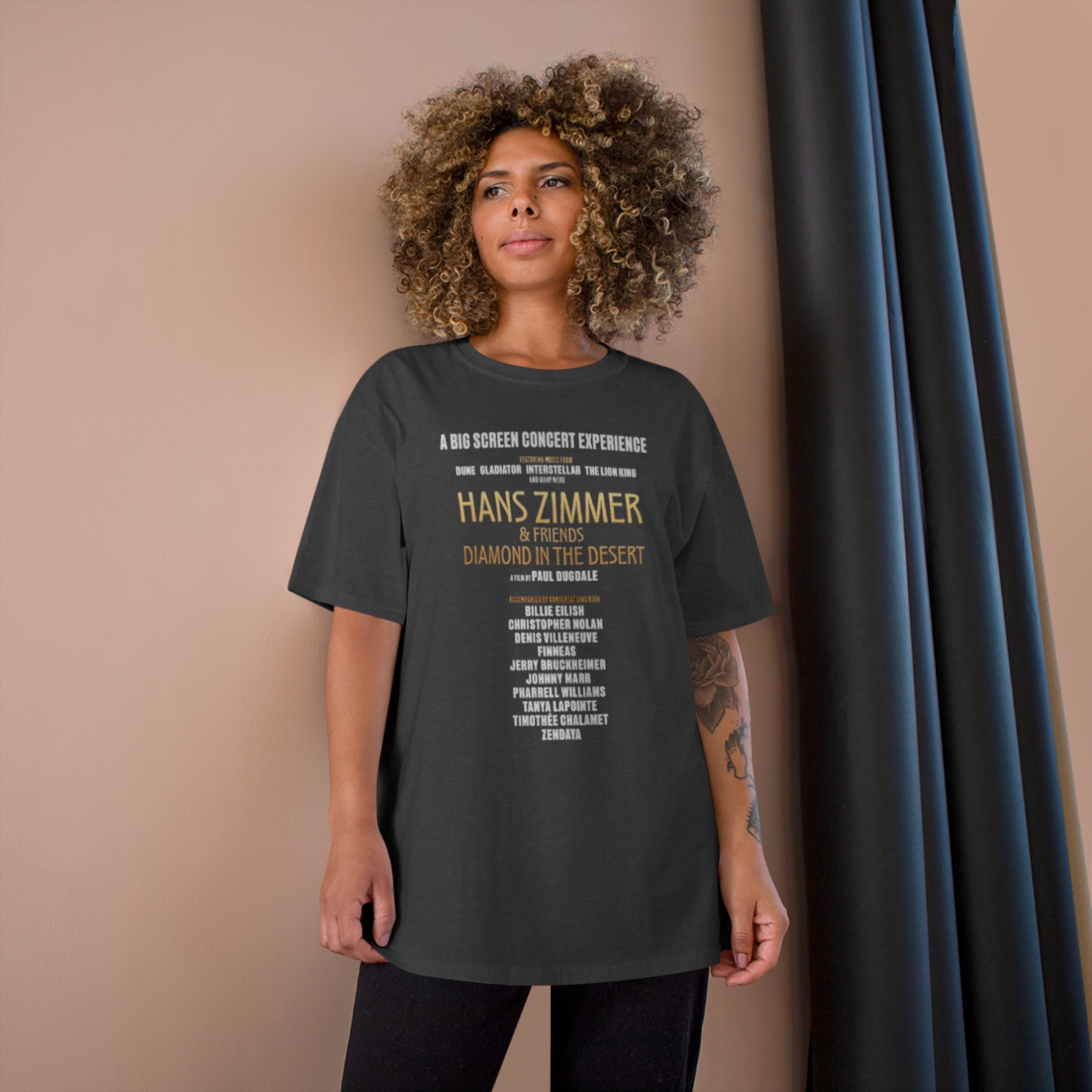 Hans Zimmer & Friends: Diamond in the Desert Champion T-Shirt - Image 8
