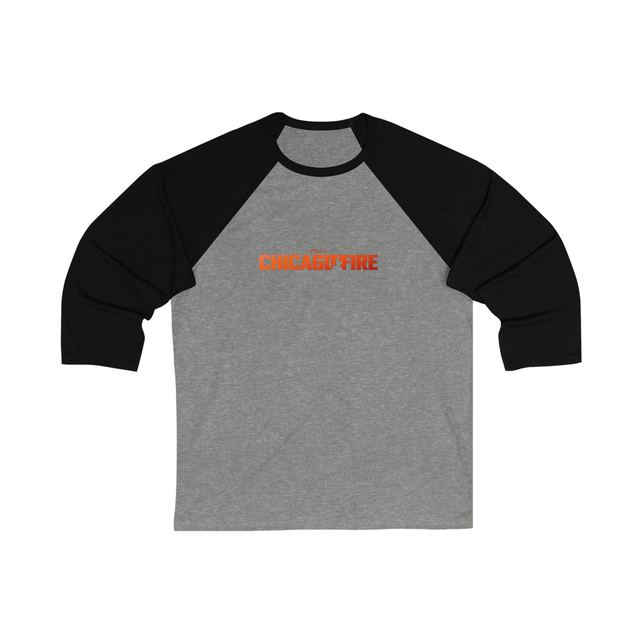 Chicago Fire Unisex 3/4 Sleeve Baseball Tee - Image 5