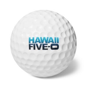 Hawaii Five-0 Golf Balls, 6pcs