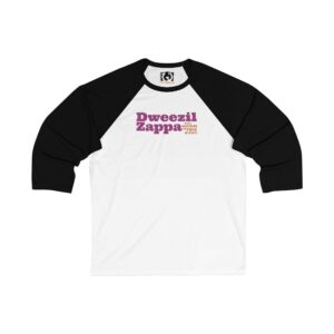 Dweezil Zappa Unisex 3/4 Sleeve Baseball Tee