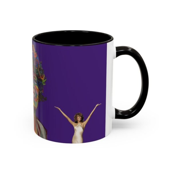 Whitney Houston Mural / Newark, NJ Colorful Mugs (11oz, 15oz) - Image 6