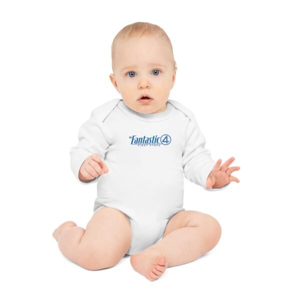 The Fantastic Four: First Steps Baby Long-Sleeve Organic Bodysuit - Image 3