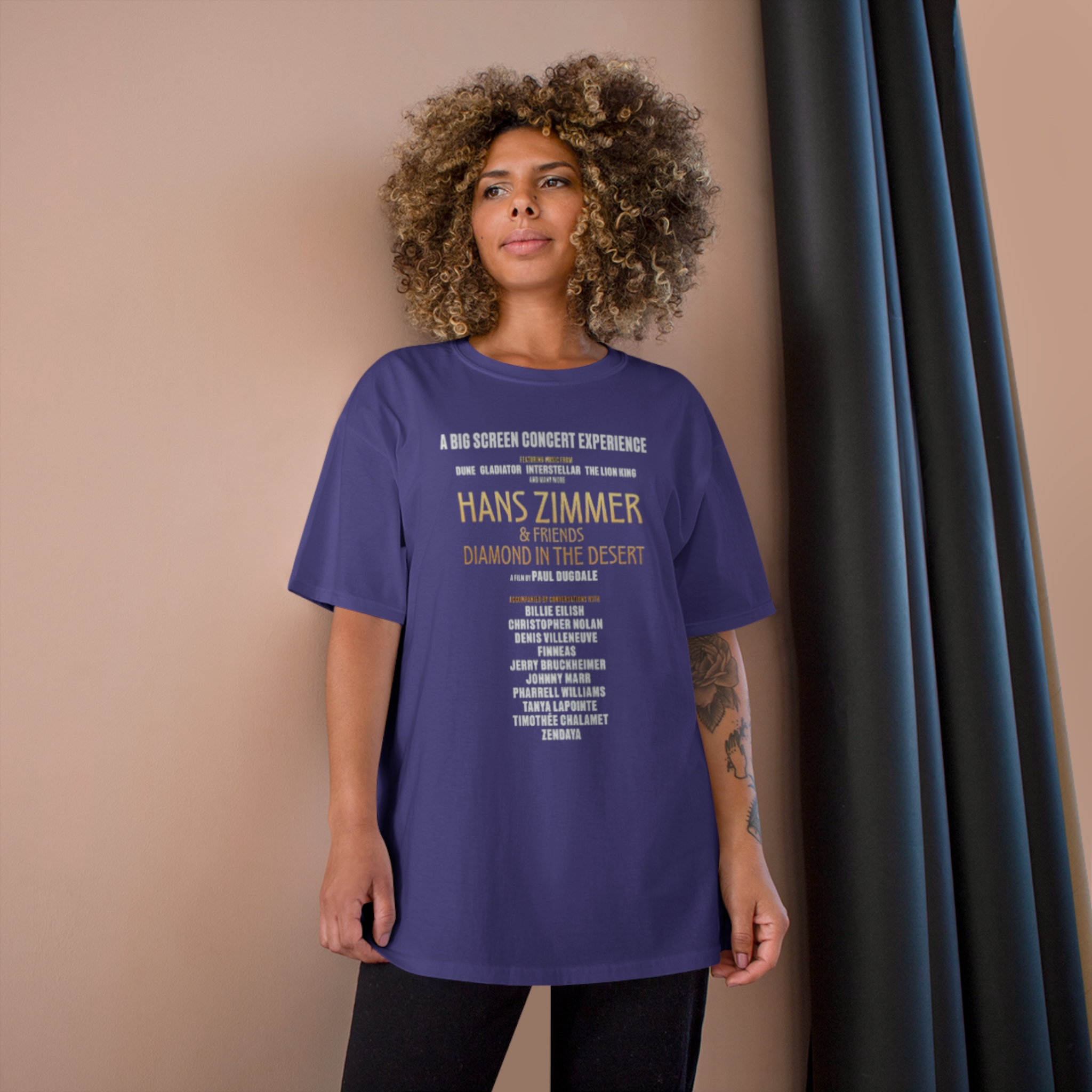 Hans Zimmer & Friends: Diamond in the Desert Champion T-Shirt - Image 20