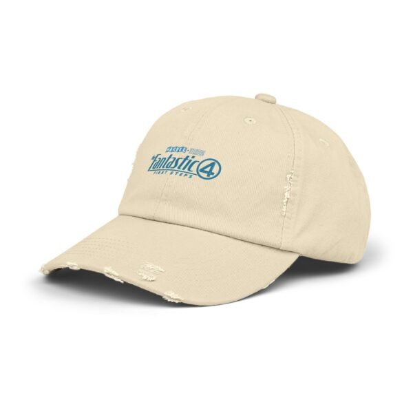 The Fantastic Four: First Steps Unisex Distressed Cap - Image 2