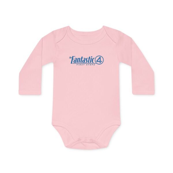 The Fantastic Four: First Steps Baby Long-Sleeve Organic Bodysuit - Image 4