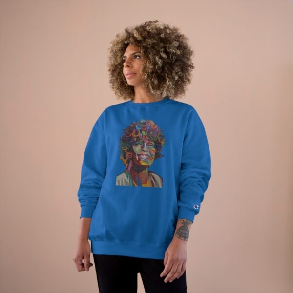 Whitney Houston Mural / Newark, NJ Champion Sweatshirt - Image 16