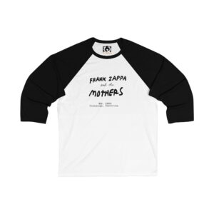 Frank Zappa and the Mothers Unisex 3/4 Sleeve Baseball Tee