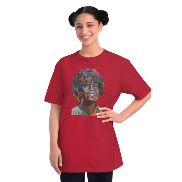 Whitney Houston Mural / Newark, NJ Organic Unisex Classic T-Shirt - Image 24