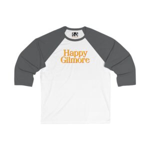Happy Gilmore Unisex 3/4 Sleeve Baseball Tee