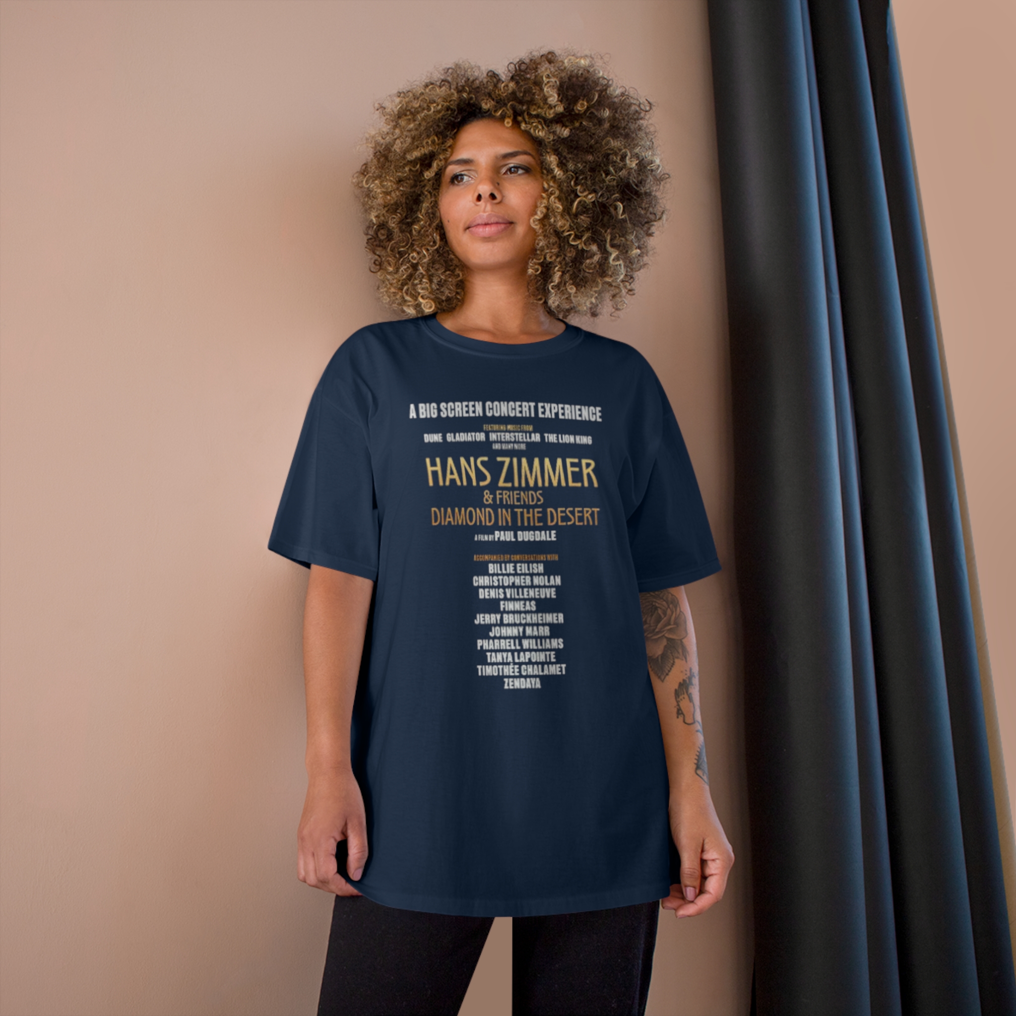 Hans Zimmer & Friends: Diamond in the Desert Champion T-Shirt - Image 12