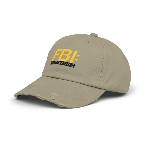 FBI: Most Wanted Unisex Distressed Cap - Image 10