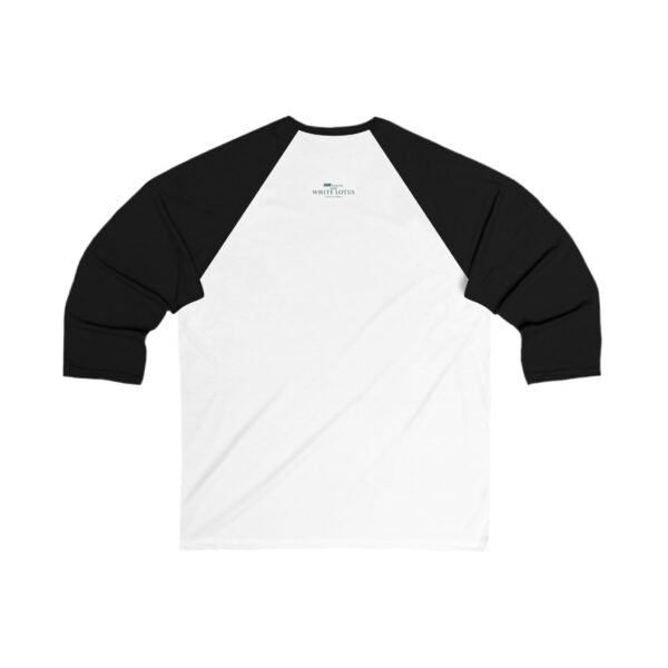The White Lotus Unisex 3/4 Sleeve Baseball Tee - Image 2