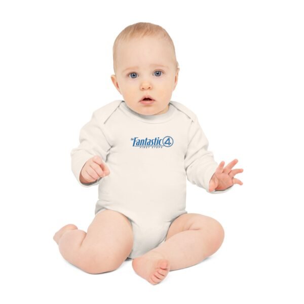 The Fantastic Four: First Steps Baby Long-Sleeve Organic Bodysuit - Image 9