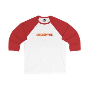 Chicago Fire Unisex 3/4 Sleeve Baseball Tee