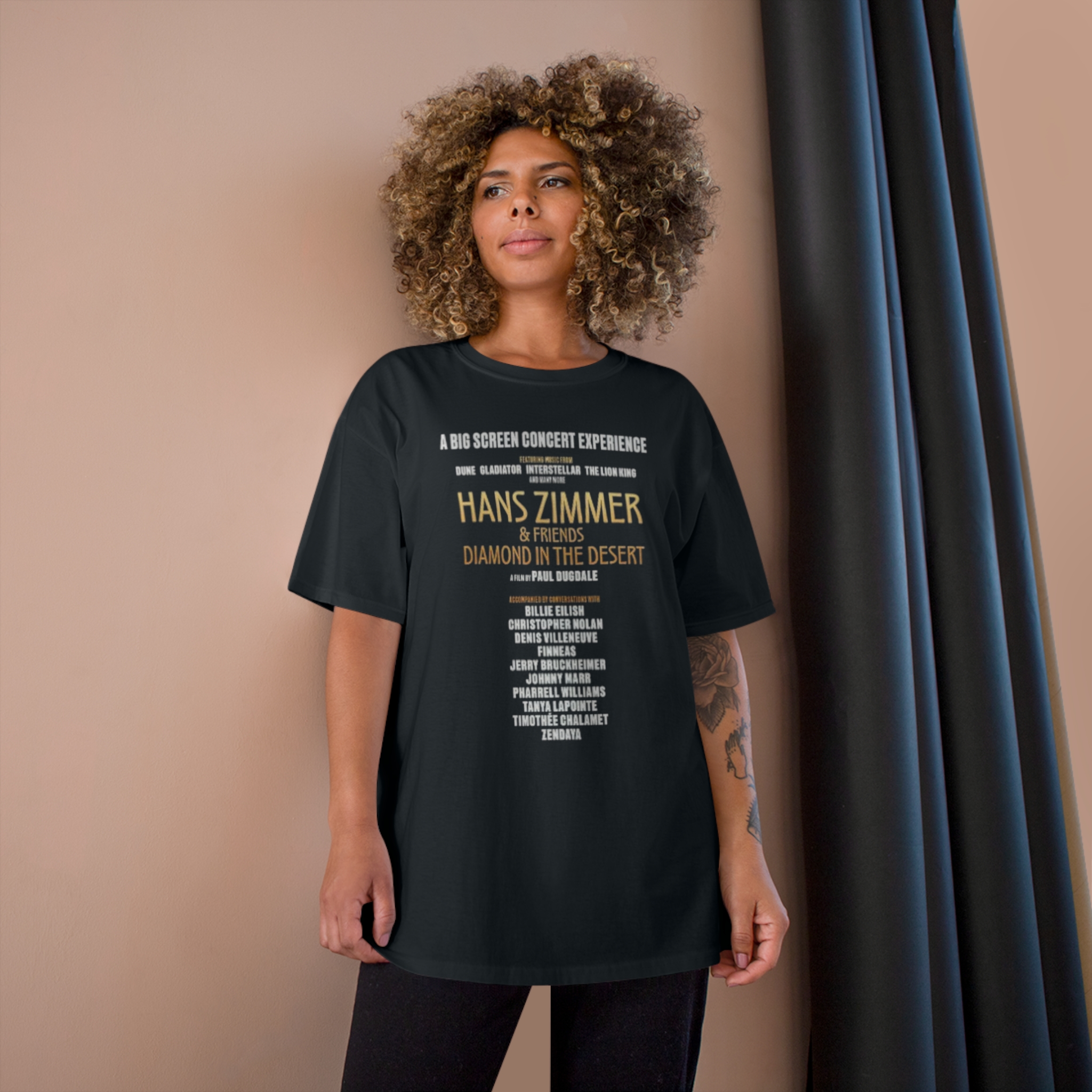 Hans Zimmer & Friends: Diamond in the Desert Champion T-Shirt - Image 16