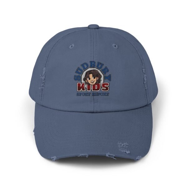 Shorsey Sudbury Kids Sports Report  Unisex Distressed Cap - Image 13