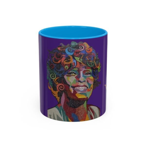 Whitney Houston Mural / Newark, NJ Colorful Mugs (11oz, 15oz) - Image 25