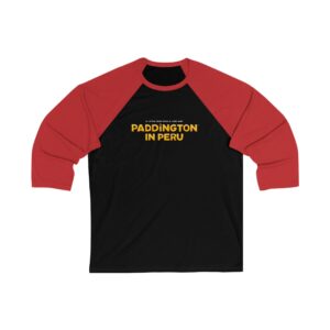 Paddington in Peru Unisex 3/4 Sleeve Baseball Tee