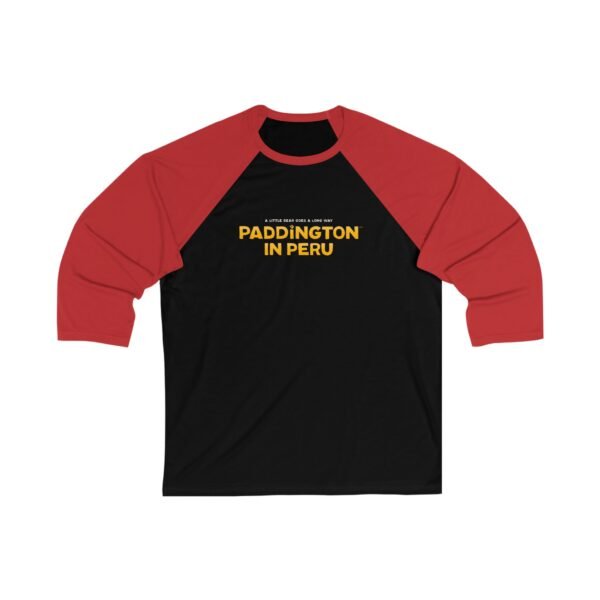 Paddington in Peru Unisex 3/4 Sleeve Baseball Tee