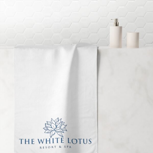 The White Lotus Mink-Cotton Towel - Image 4