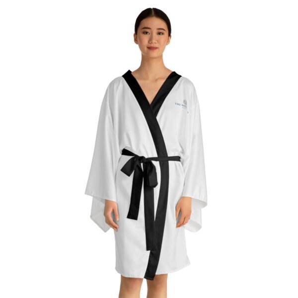 The White Lotus Long Sleeve Kimono Robe (aka Lab Coat) - Image 8
