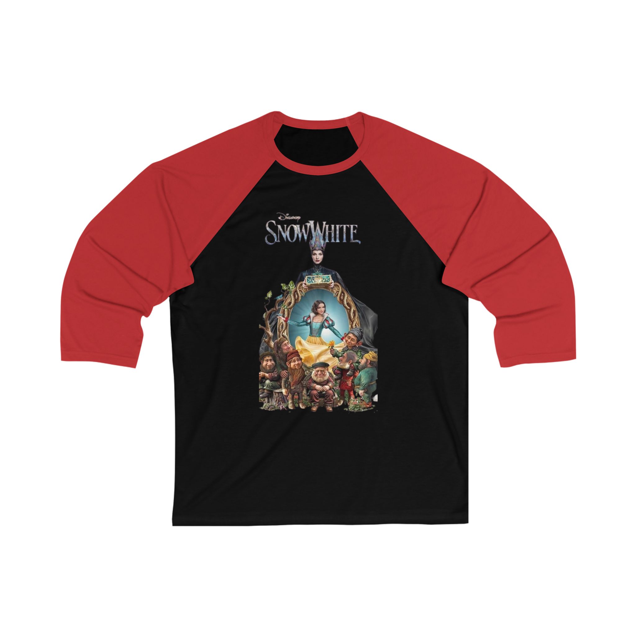 Disney's Snow White Unisex 3/4 Sleeve Baseball Tee
