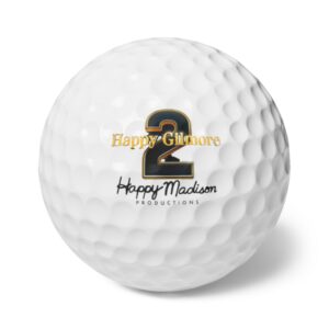 Happy Gilmore 2 Golf Balls, 6pcs