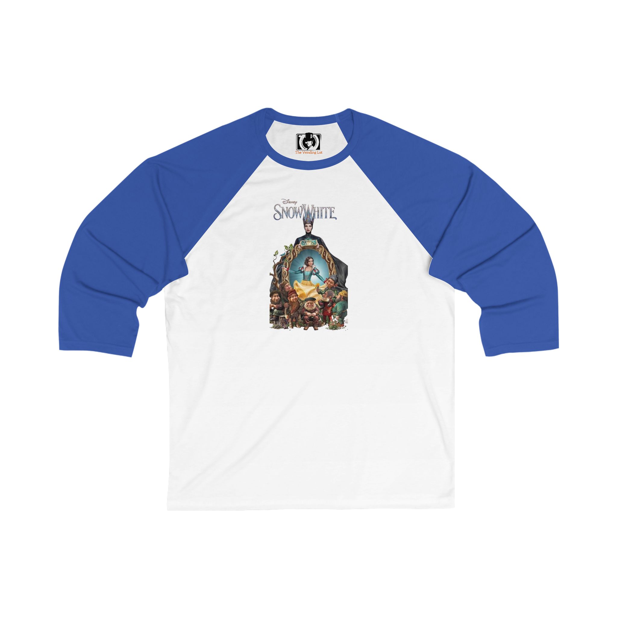 Disney's Snow White Unisex 3/4 Sleeve Baseball Tee - Image 7