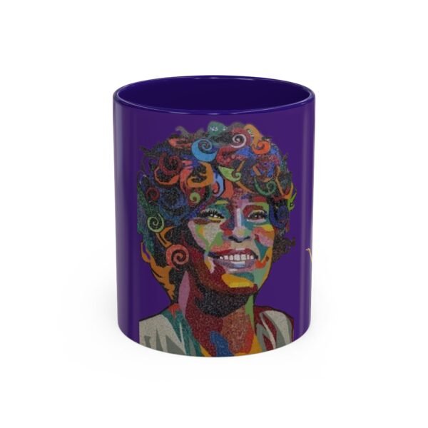 Whitney Houston Mural / Newark, NJ Colorful Mugs (11oz, 15oz) - Image 9