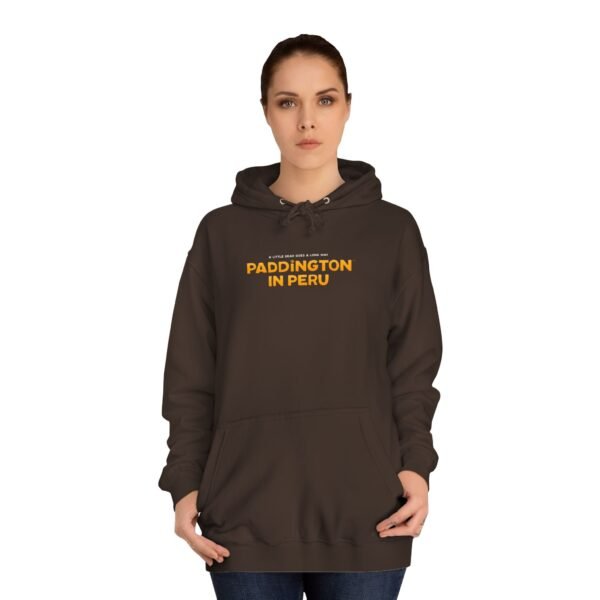 Paddington in Peru Unisex College Hoodie - Image 8