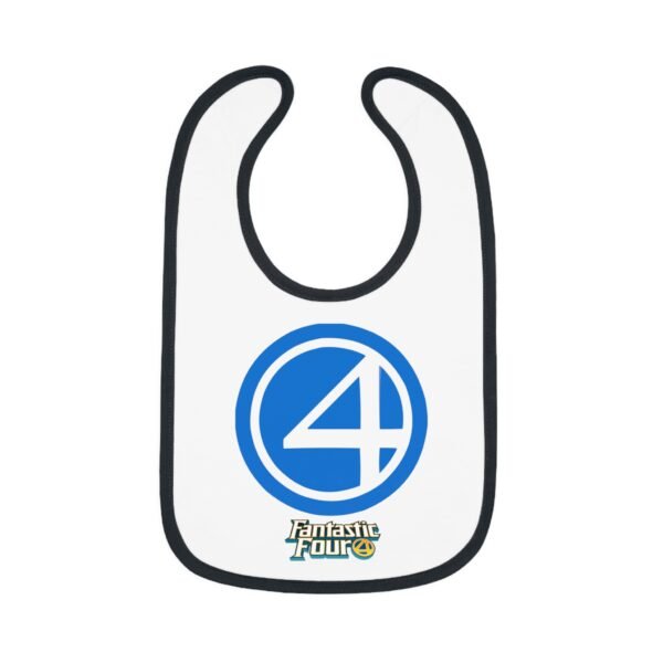 Fantastic Four Baby Contrast Trim Jersey Bib