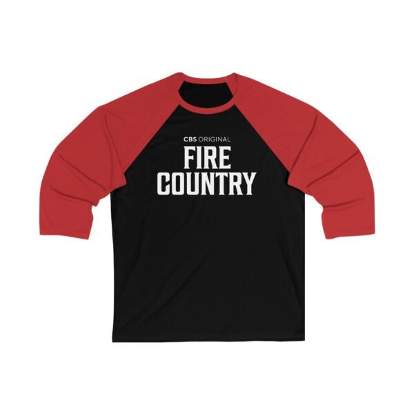 Fire Country Unisex 3/4 Sleeve Baseball Tee