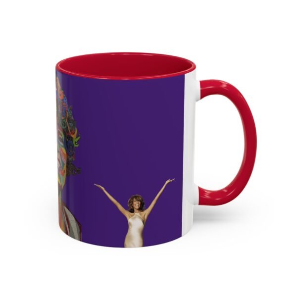 Whitney Houston Mural / Newark, NJ Colorful Mugs (11oz, 15oz) - Image 2