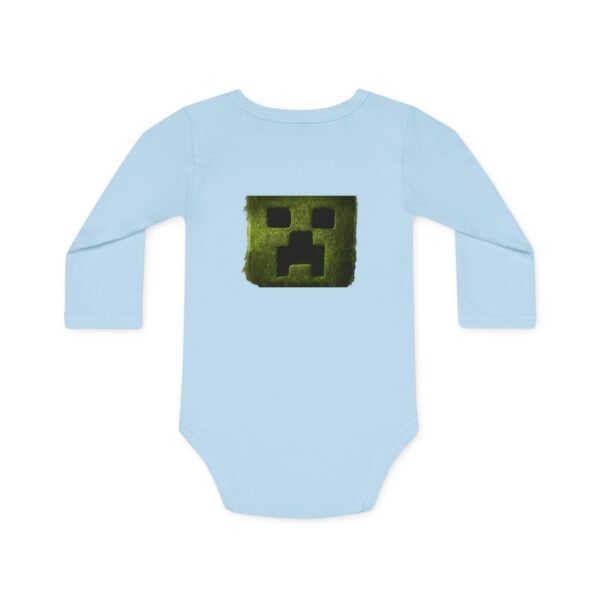 A Minecraft Movie Baby Long-Sleeve Organic Bodysuit - Image 14