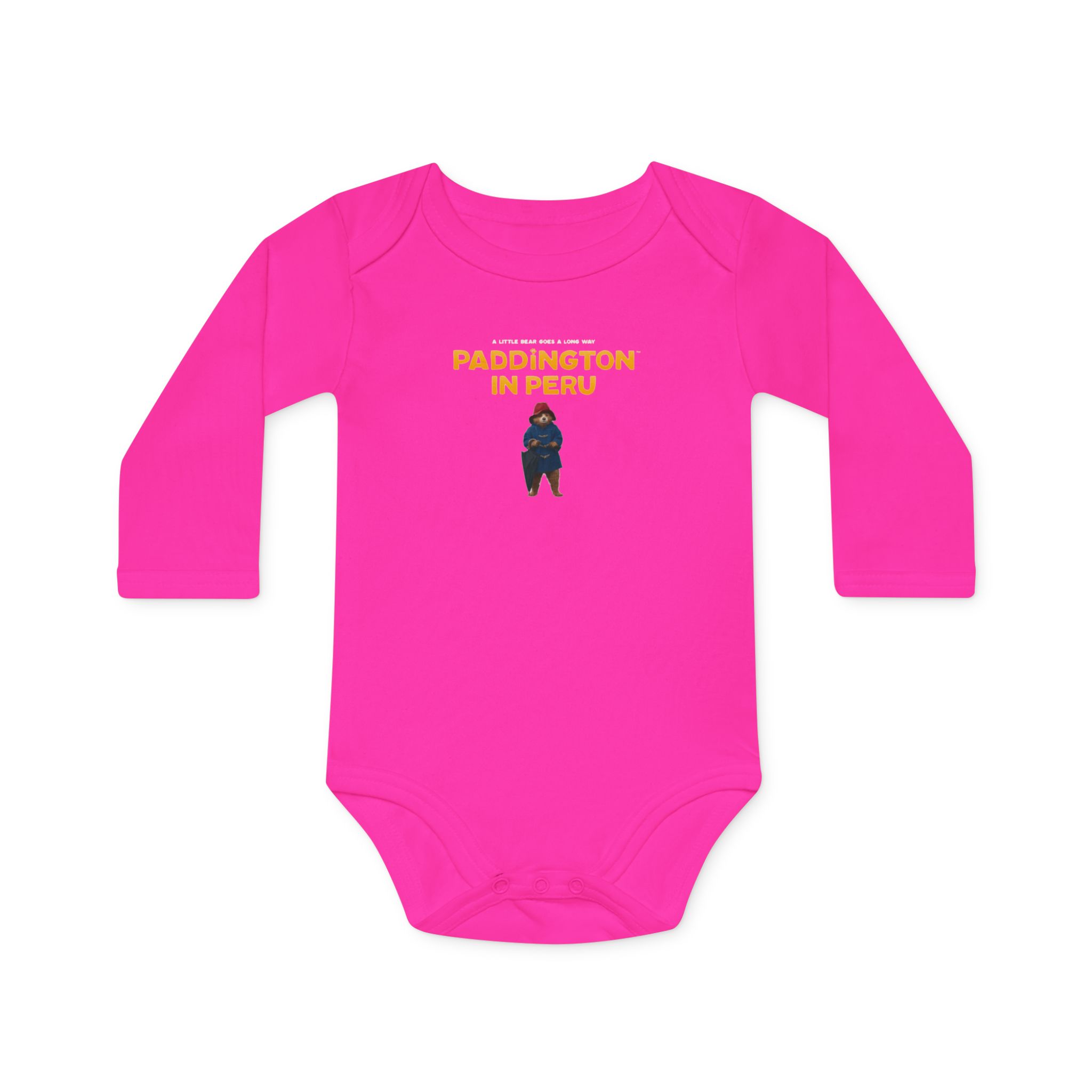 Paddington in Peru Baby Long-Sleeve Organic Bodysuit - Image 10