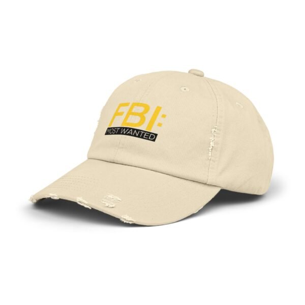 FBI: Most Wanted Unisex Distressed Cap - Image 2