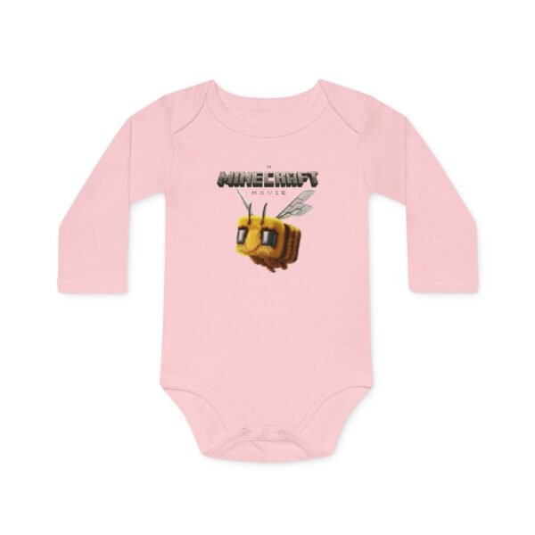 A Minecraft Movie Baby Long-Sleeve Organic Bodysuit