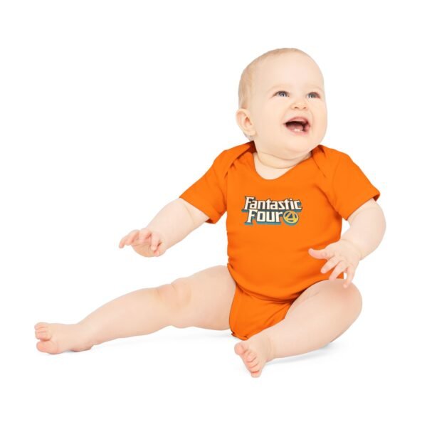 Fantastic Four Baby Organic Short Sleeve Bodysuit - Image 21