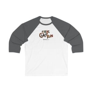 Eric Clapton Unisex 3/4 Sleeve Baseball Tee