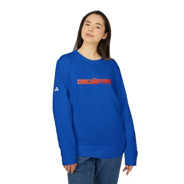 Chicago Fire Adidas Unisex Fleece Crewneck Sweatshirt - Image 11