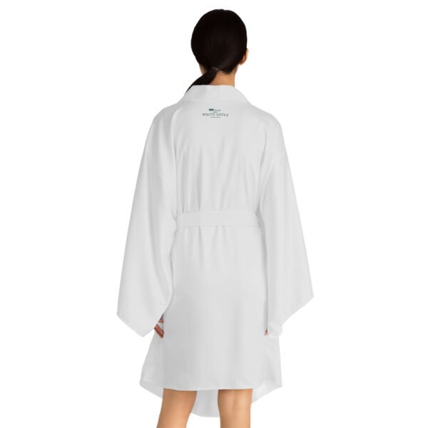 The White Lotus Long Sleeve Kimono Robe (aka Lab Coat) - Image 4