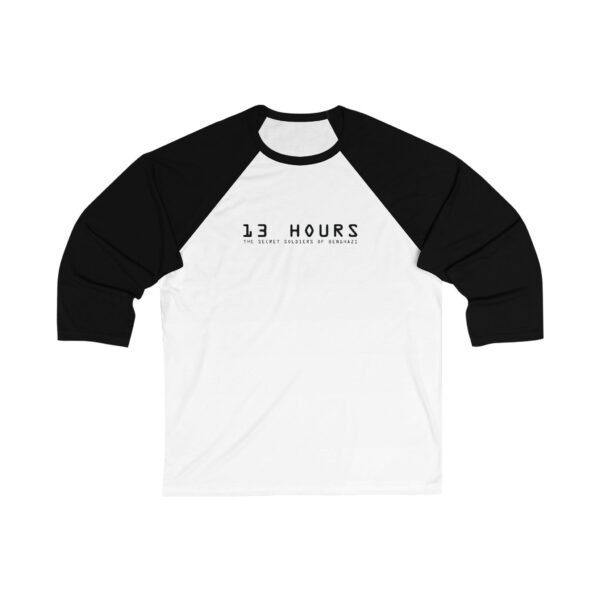 13 Hours: The Secret Soldiers of Benghazi Unisex 3/4 Sleeve Baseball Tee - Image 5