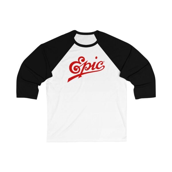 Epic Records Unisex 34 Sleeve Baseball Tee - Image 11