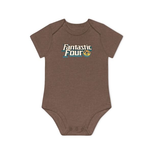 Fantastic Four Baby Organic Short Sleeve Bodysuit - Image 10