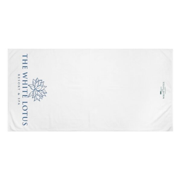 The White Lotus Mink-Cotton Towel - Image 2