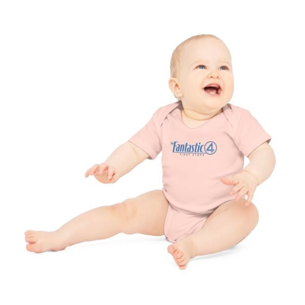 The Fantastic Four: First Steps Baby Organic Short Sleeve Bodysuit - Image 9